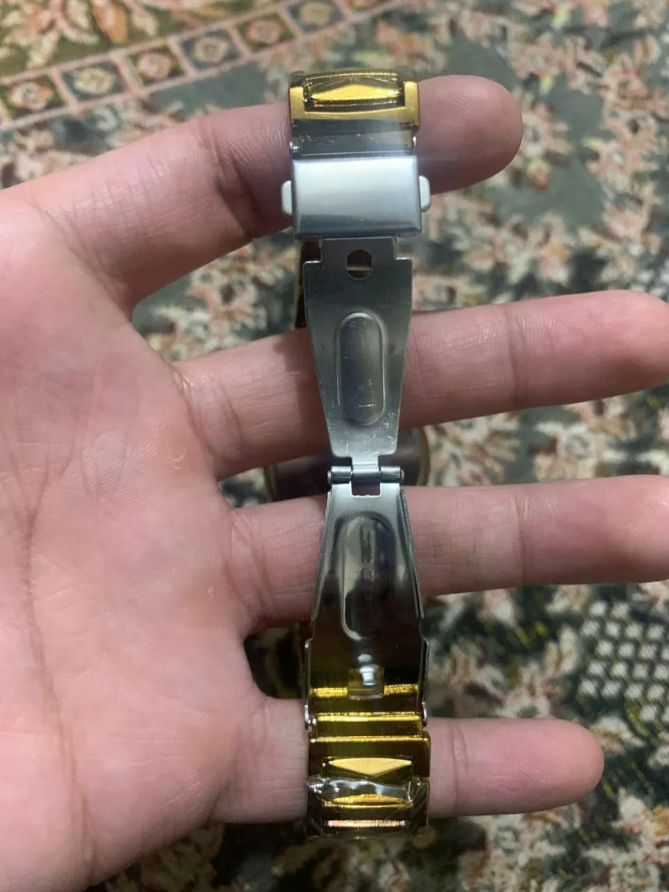 Gold Tone Stainless Steel Watch for Men